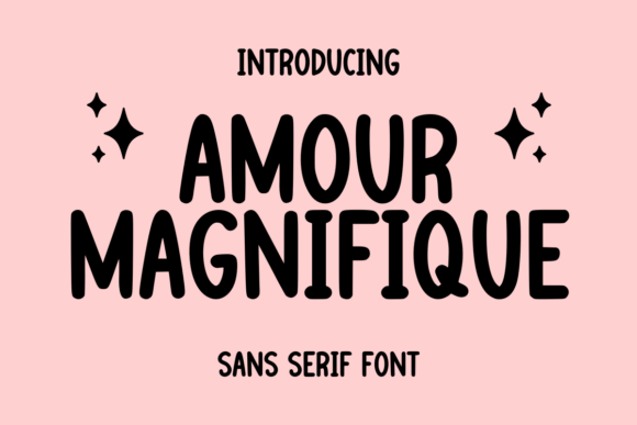 Amour Magnifique Font: A Cute Handwritten Style