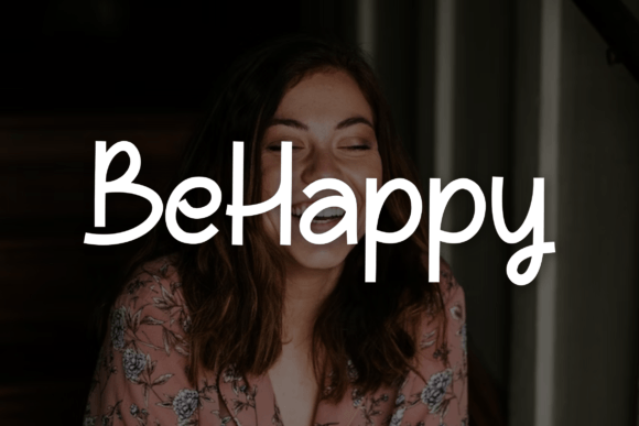 BeHappy Font: A Versatile Handwritten Style for Creative Projects
