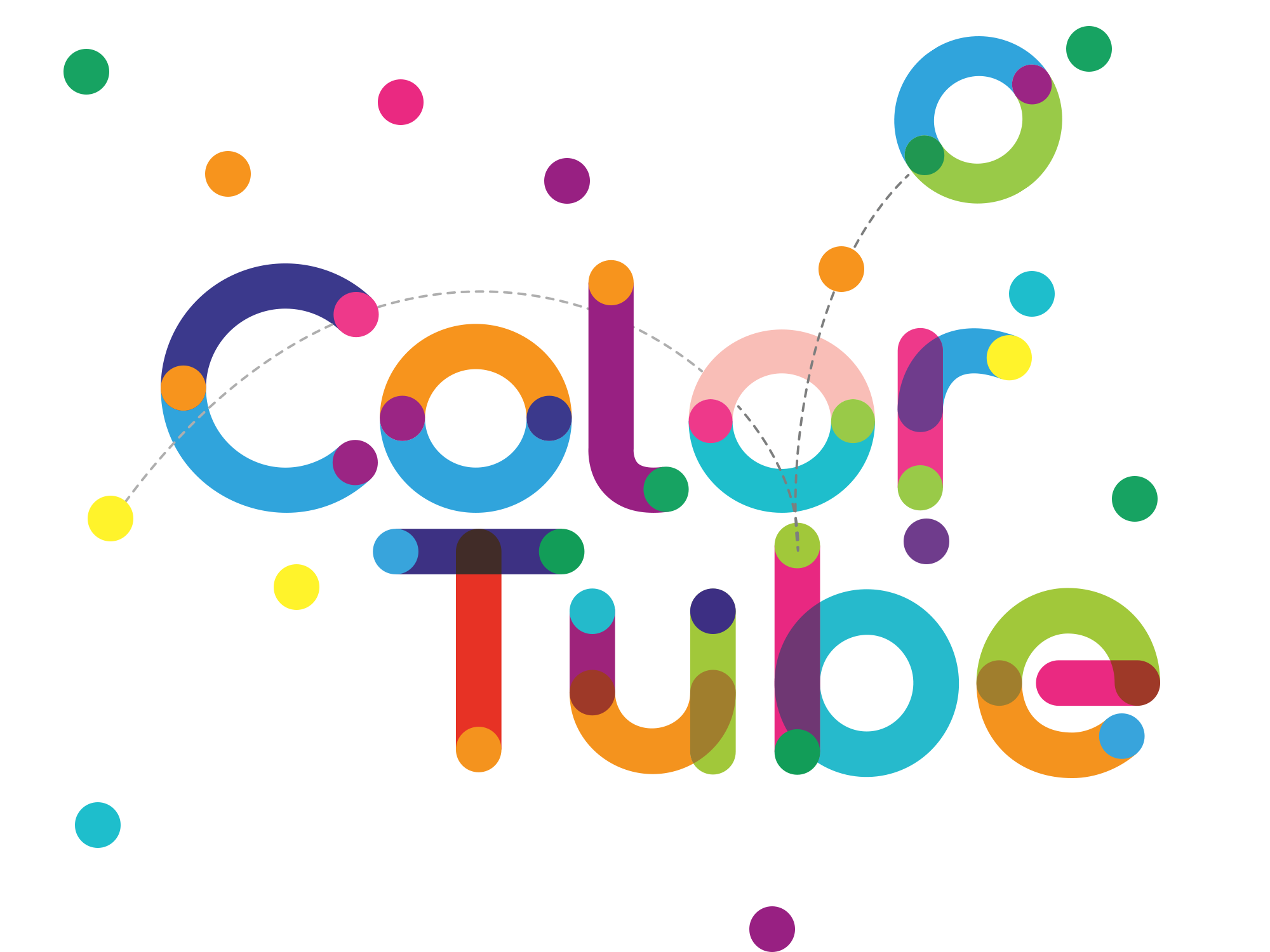 Color Tube Pro Font: A Playful Addition to Your Creative Toolbox