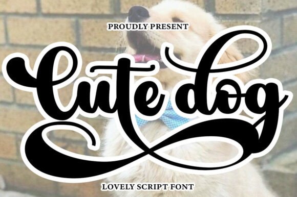 Cute Dog Font: A Soft Touch for Design