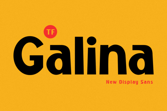 Galina Font: A Modern Yet Vintage-Inspired Display Sans