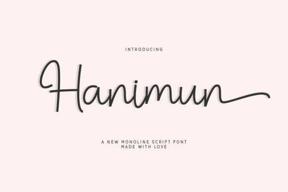 Hanimun Font: A Delicate Script for Timeless Design