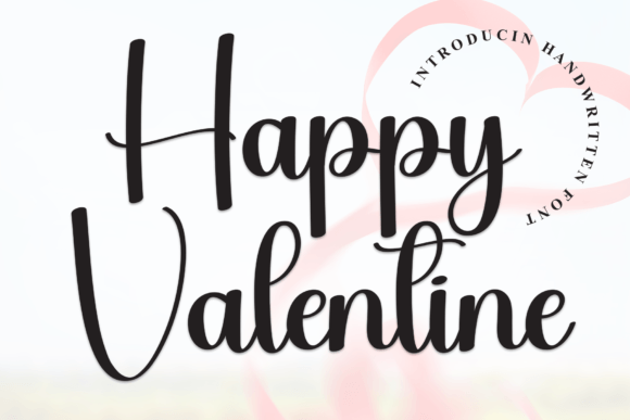 Happy Valentine Font: A Beautiful Touch for Your Designs