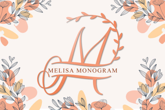 Melisa Monogram Font: A Dainty and Unique Decorative Typeface