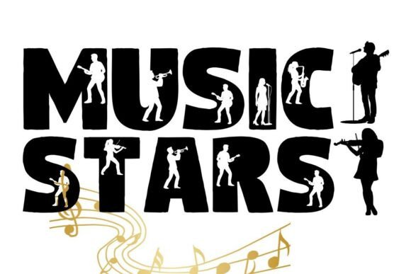 Music Stars Silhouettes Font: Bringing the Stage to Your Designs