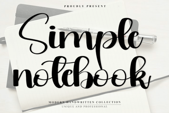 Simple Notebook Font: Handwritten Style for Real Life