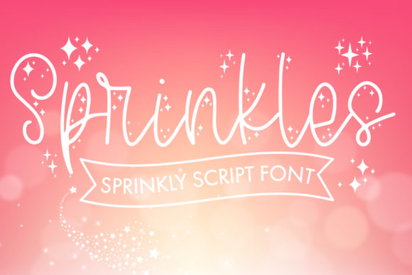 Sprinkles Font: Sparkly Handwritten Style