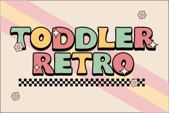 Toddler Retro Font: A Playful Addition to Your Design Workflow