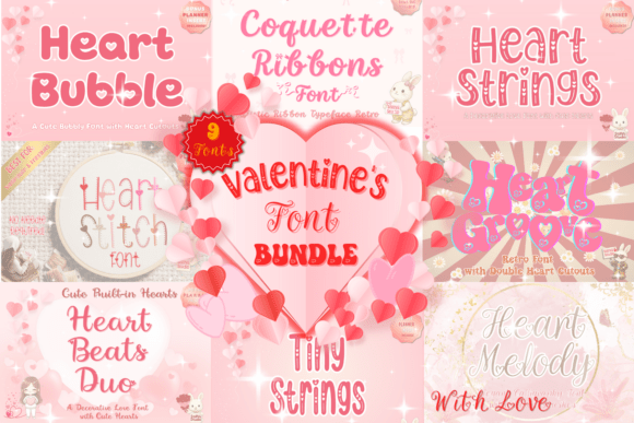 Unlock the Ultimate Collection of Love-Inspired Typography with the Valentines Font Bundle