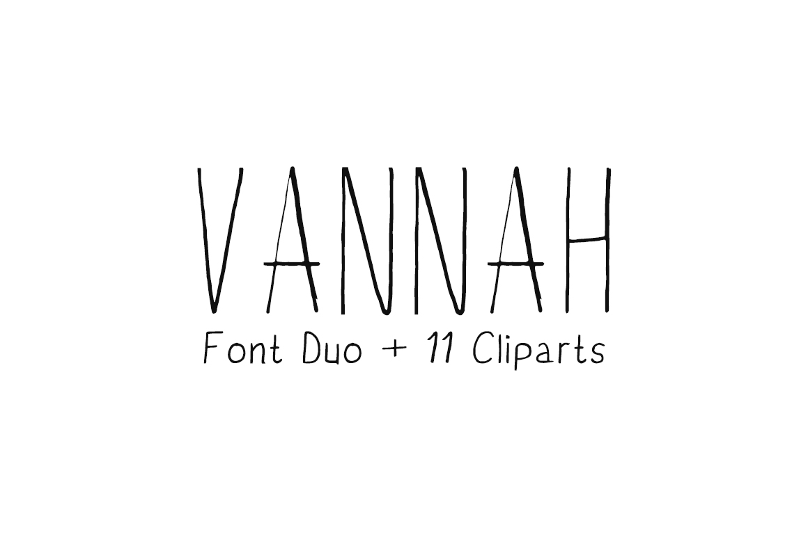 Vannah Font Duo: A Handmade Script with Character