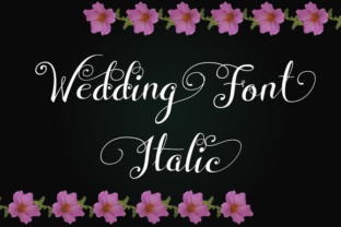 Wedding Font Italic: A Stylish Choice for Elegant Design