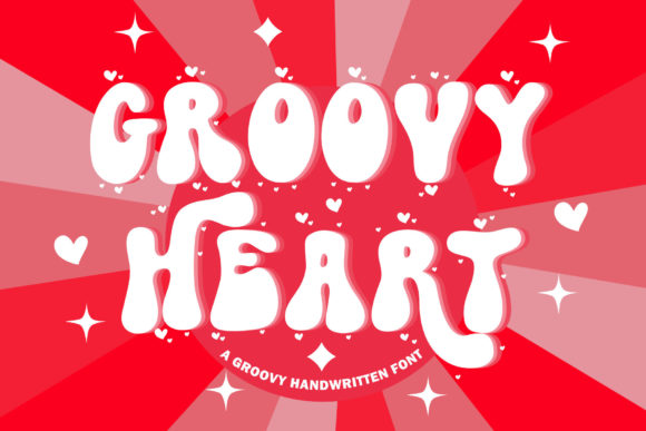 XGroovy Heart Font: A Retro Urban Touch for Modern Design